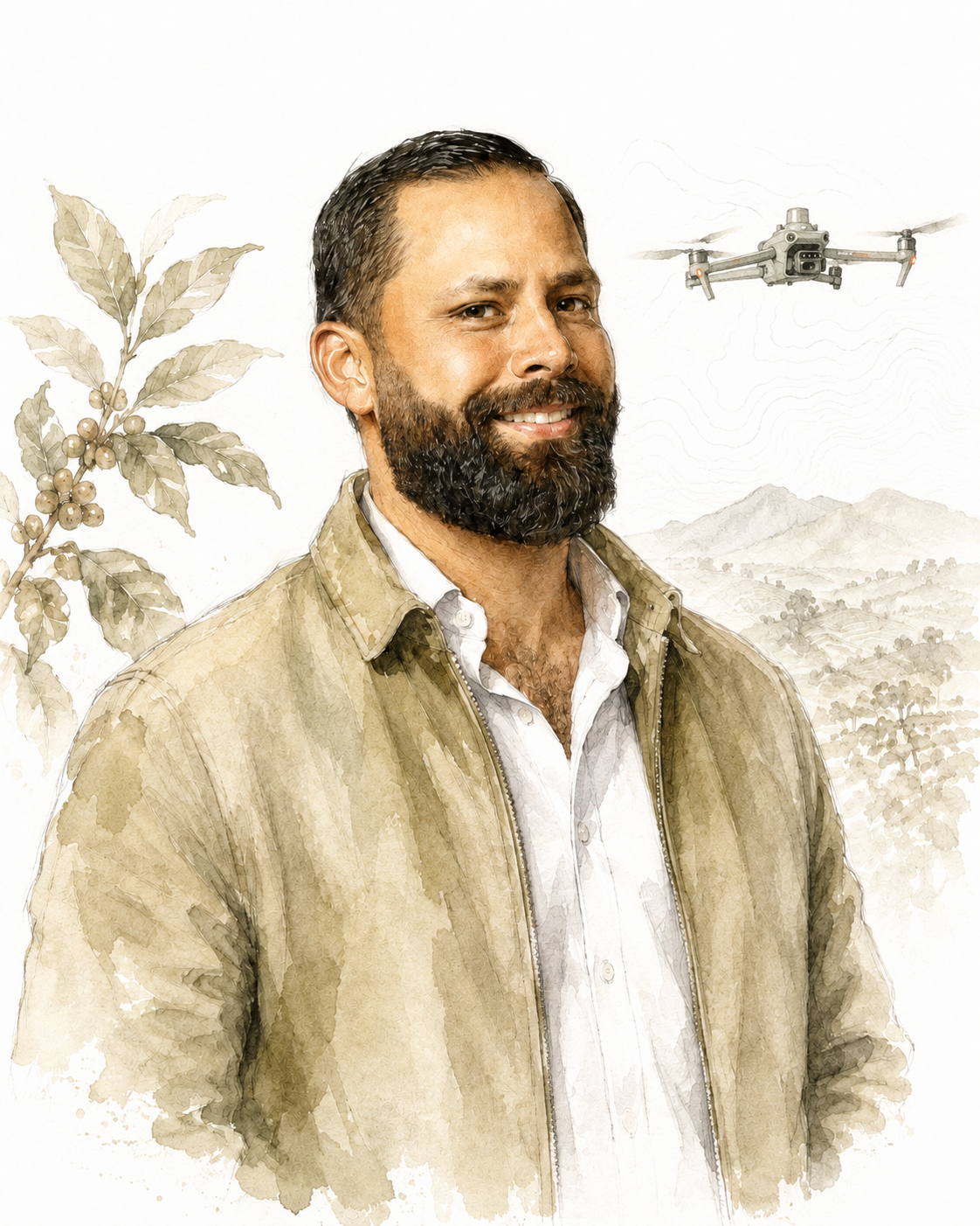 Retrato editorial de Arturo Bisonó